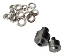 Comprar Troquel Dado Ojillo Lona 3 + Ojillos Para Remachadora Manual