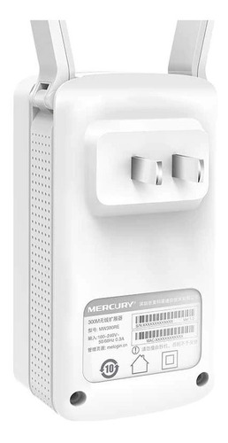 Range extender Mercusys MW300RE V1 blanco 110V/220V