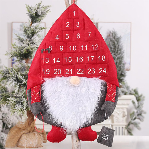 Calendario Navideño De Pared Forester, Muñeco De Hombre Viej