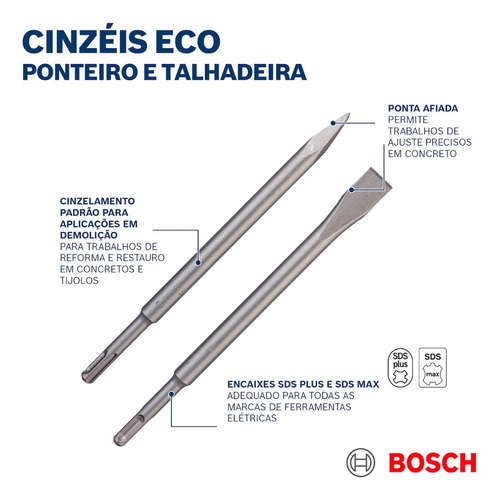 Cincel Plano Bosch Eco 400mm 10un