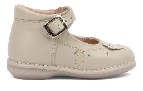 comprar  Zapato Casual Niña Crema Piel Hebilla Dogi 7700 12-14½ Gnv®