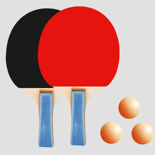 Raquete De Tênis De Mesa Pong Ball Paddle, 2 Peças, Conjunto