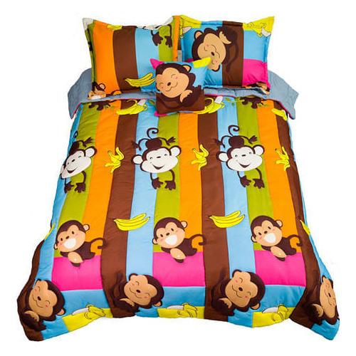 Print Edredon Inf Monkey Doble My Home Store 5772