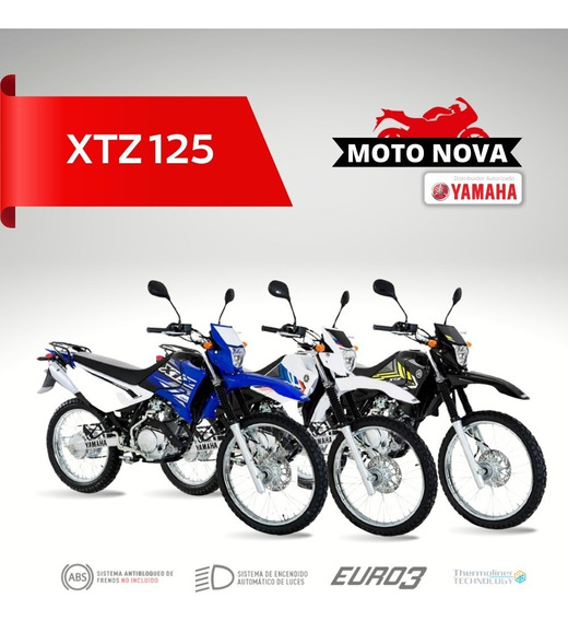 Yamaha XTZ 125 Motorbike Stickers Year 2021 Blue  Star Sam