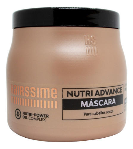 Hairssime Nutri Advance Máscara Nutritiva Secos Grande Local