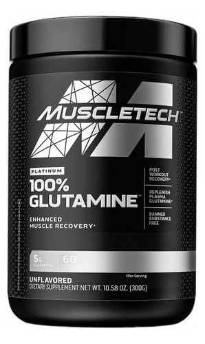 Glutamina Platinum Muscletech 300 Gr ¡envios Gratis!
