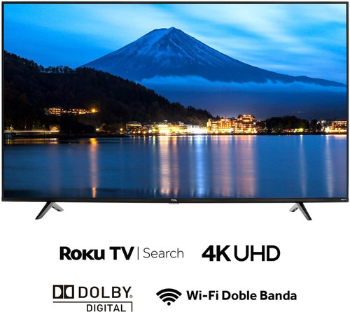 Pantalla Tcl Smart Tv 43'' Va Uhd 4k 60hz Hdr10 Roku Tv