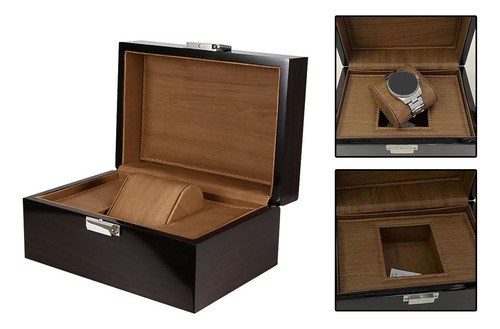 Elegante Caja De Almacenamiento De Relojes Para Viajes Y Uso