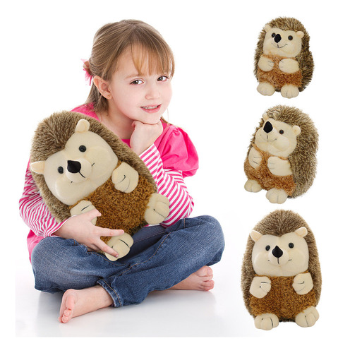 Juguete De Peluche De Simulación, Erizo, Regalo, Juguete Par
