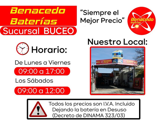 Batería Ruta Free 90a Garantía 15 Meses Y Cambio Gratis!