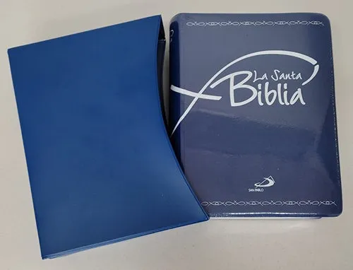 La Santa Biblia Bolsillo Con Uãâeros Escolar, De Martín Nieto, Evaristo. Editorial San Pablo, Tapa Blanda En Español