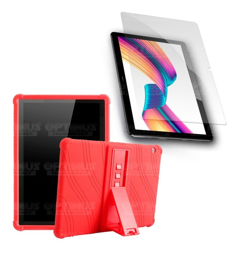 Kit Vidrio Y Forro Tablet Huawei T3-10 Antigolpes