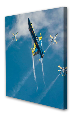 Cuadro Canvas Blue Angels Aviones Cielo Sky M5