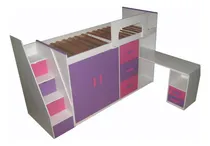 Comprar Dormitorio Infantil+caj+ Escrit+ Placard+escalera Cajonera