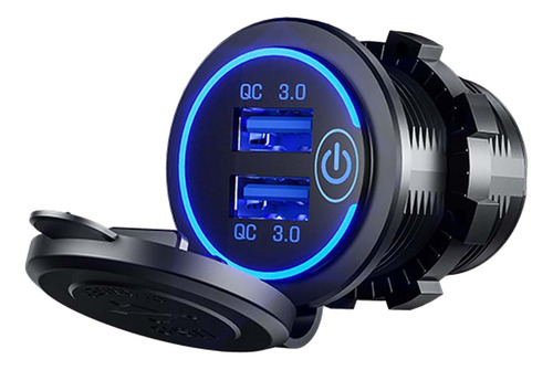 Cargador De Coche Usb Multipuerto Qc3.0 Para Cigarros De Car