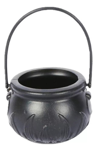 Mini Caldero De Brujas De Plástico Para Halloween, 12 Unidad