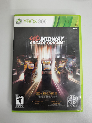 Midway Arcade Origins Xbox 360 Original Físico Completo Ntsc