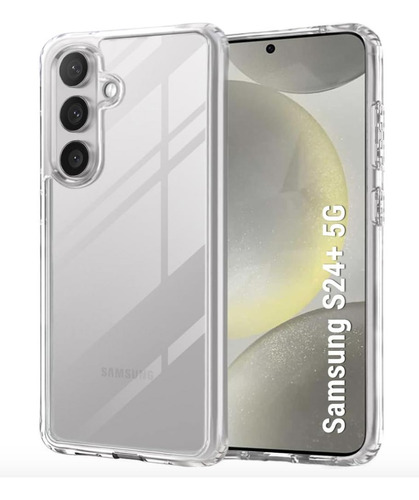 Capa Hybrid Anti-impacto Para Galaxy S24 Plus - Transparente