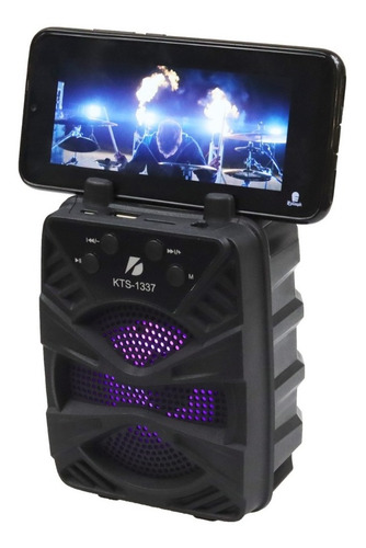 Imagen 1 de 9 de Bocina Bluetooth Radio Fm Recargable 3 Pulgadas Tf Usb