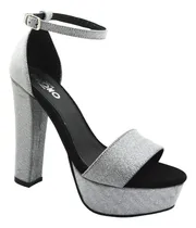 Comprar Sandalia Capa De Ozono Fiesta 642901 Plata Dama