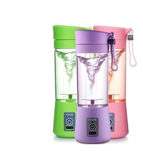 Mini Liquidificador Mixer Portátil Shake Recarregável 380 Ml