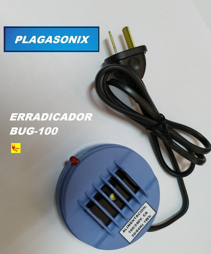 Imagen 6 de 10 de Erradicador Ultrasonico De Polillas De La Tela, Etc Bug-100
