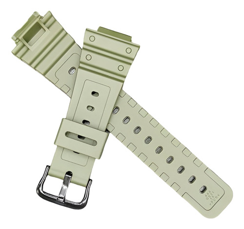 Malla Para Relojes Casio G Sock Ga110/120/300/700 Dw.. Verde