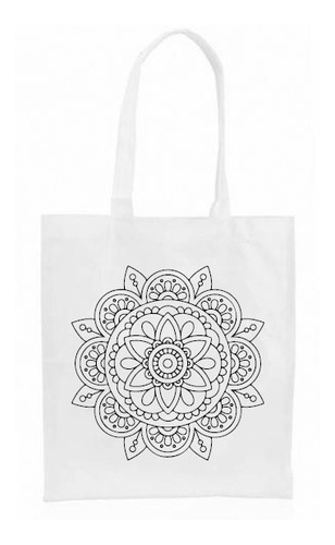 Bolsa Poliester Para Pintar Mandala B