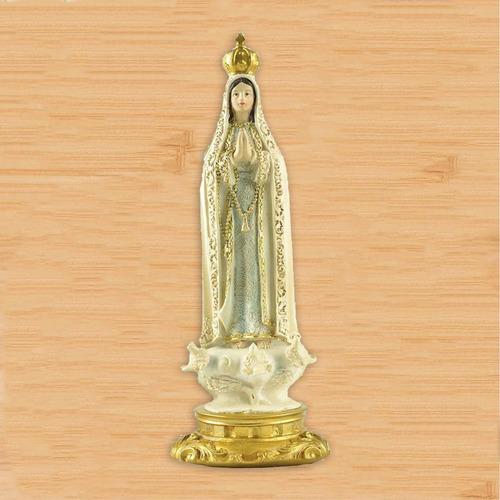 Estatua De 20 Cm Pintada A Mano De María Santísima Adoración
