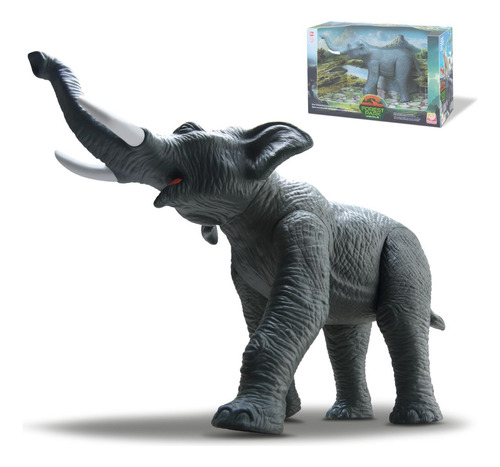 Elefante Brinquedo Boneco Articulado Colecionavel Silmar