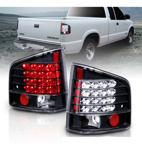 Gmc Sonoma Pickup 1994 - 2004 Juego De Calaveras Led F Negro