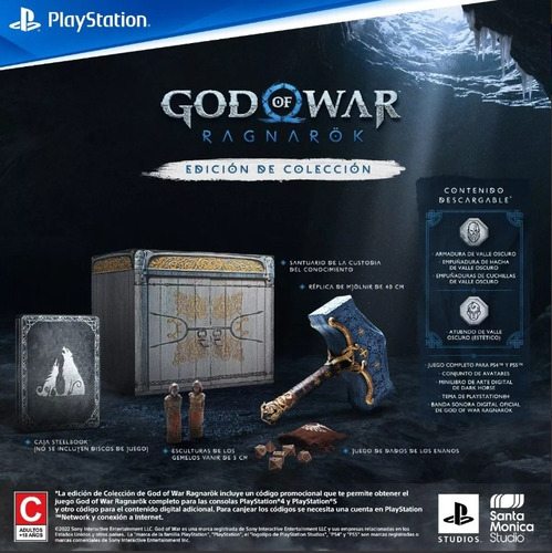 God Of War Ragnarök Collector's Editions Ps5 Gamers Zone Ags (Usado)