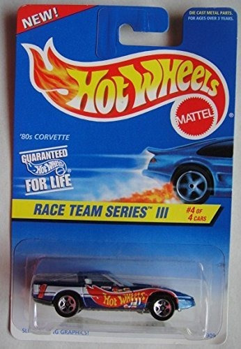 Hot Wheels Race Team Series Iii #4 Of 4 Cars, Blue R5761