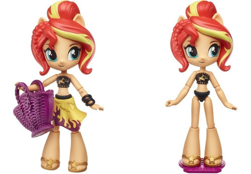Imagen 2 de 4 de Muñecas My Little Pony Equestria Girls Sunset Shimmer (5900)