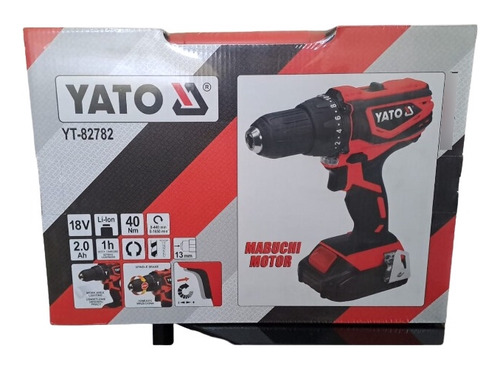 Taladro Inalámbrico 18 V C/ Batería Y Maleta Marca Yato