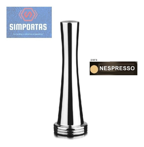 Apisonador Acero Para Capsula Nespresso Reutilizable Stgo.