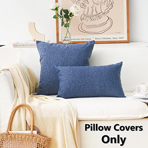 Fundas De Almohada De Lino Paquete De 2