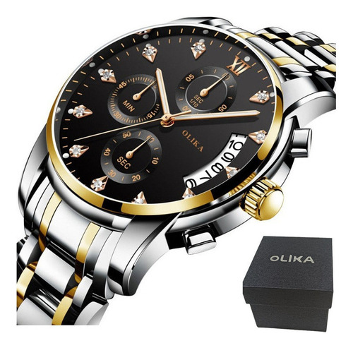 Olika 5110 Reloj Clásico Cronógrafo Luminoso De Cuarzo