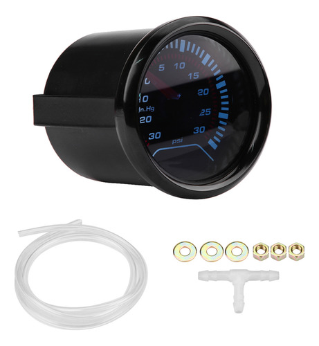 Car Turbo Boost Gauge Universal 52 Mm Smoke Dial Face