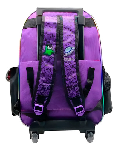 Mochila Among Us 18 Pulgadas Carro Calidad Cresko