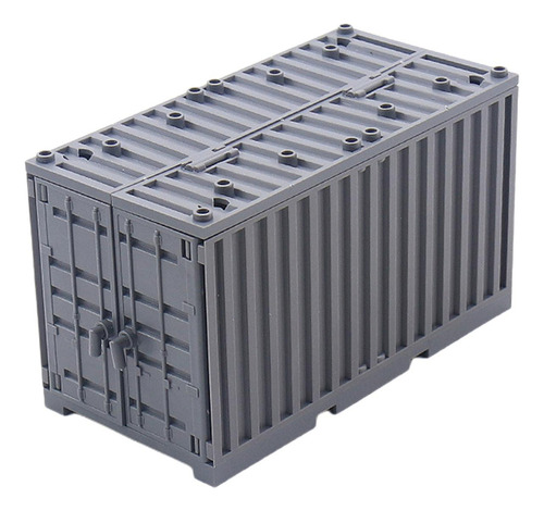 Bloques De Contenedores Caja De Ladrillos Figuras De Gris