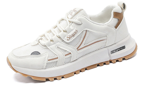 Tenis Aire Mesh 000 Para Correr Mujer Originales Blancos 100