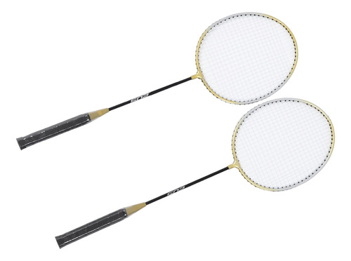 Juego De 2 Raquetas De Bádminton De Aleación Para Adultos Y