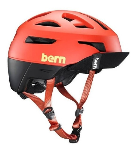 Casco Bern Union Para Bicicleta Mate Rojo Tiendabici