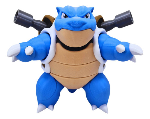 Pokemon Blastoise 12 Cm Alto Impresión 3d Makeme