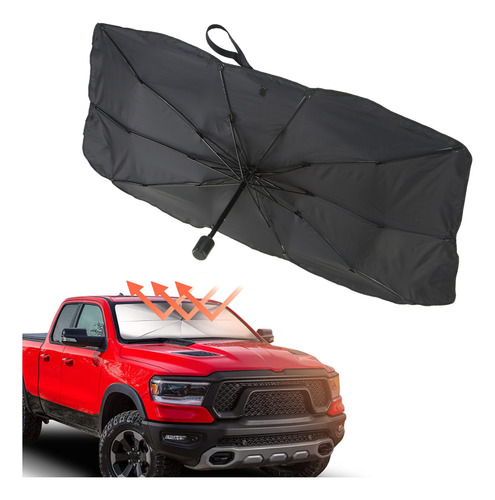 Parasol Plegable Para Parabrisas De Coche, Parasol, Con Bloq