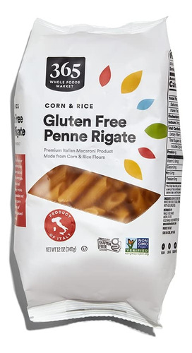 365 By Whole Foods Market, Pasta Maiz Y Arroz Penne Rigate S