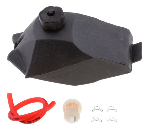 Tanque De Gas + Manguera + Filtro + Clips For 49cc Atv Mini.