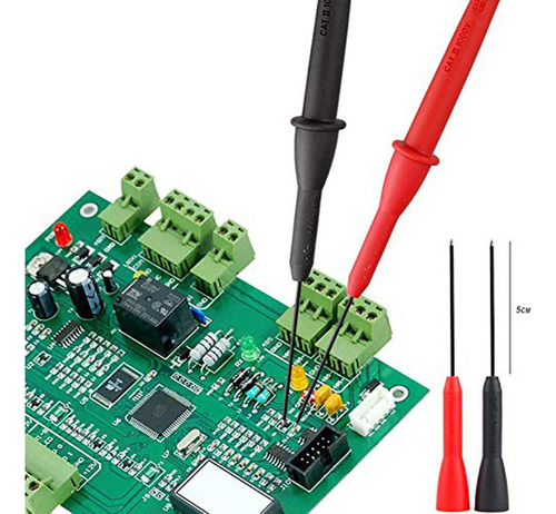 2x Accesorios De Cables De Prueba De Multímetro Sondas De