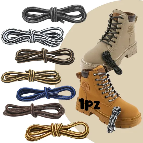 Agujetas Botas Combinadas Redondas 1.20m Reforzadas 1 Par F